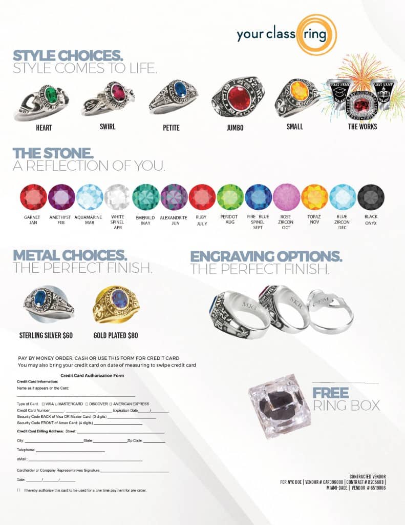 Buy Class Ring School Contract Direct Promotions