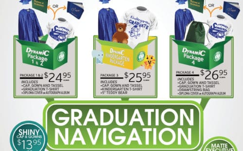 graduation products and packages